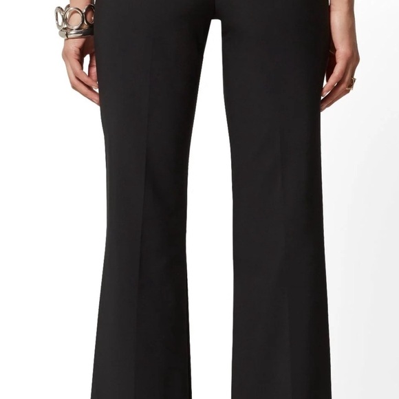 Black Flare Women's Pants - Picture 4 of 8